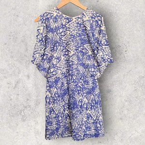 Wren Purple Patterned Mini Dress